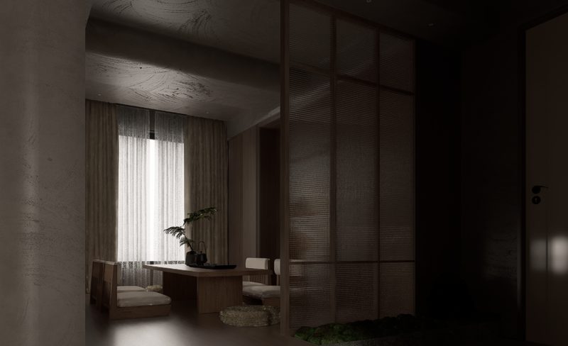 3D室内レンダリング - Blender作品